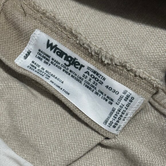 Wrangler Men’s Cowboy Cut Original Fit Jeans – Tan – Size 32x32 – ProRodeo - Picture 10 of 10